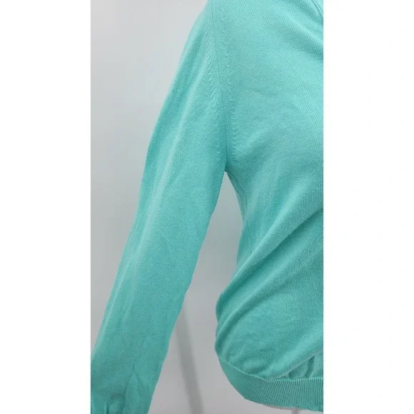 Ralph Lauren Sport Women Preppy Cardigan Large Old Money Tortoiseshell Button - Picture 13 of 13